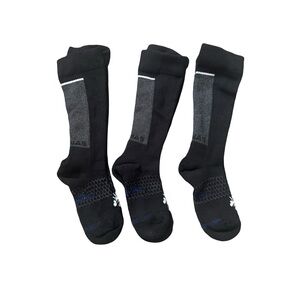Bombas Black and Gray Women's Socks